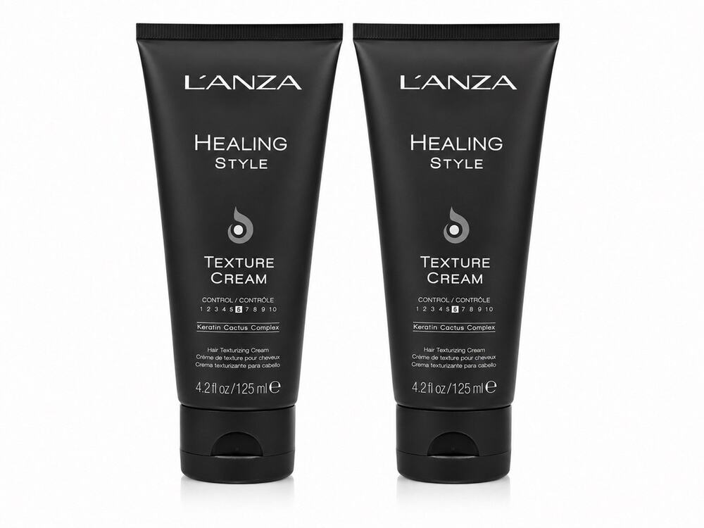 2x L’ANZA Healing Style Texture Cream Hair Styling Cream 4.2 fl oz / 125ml